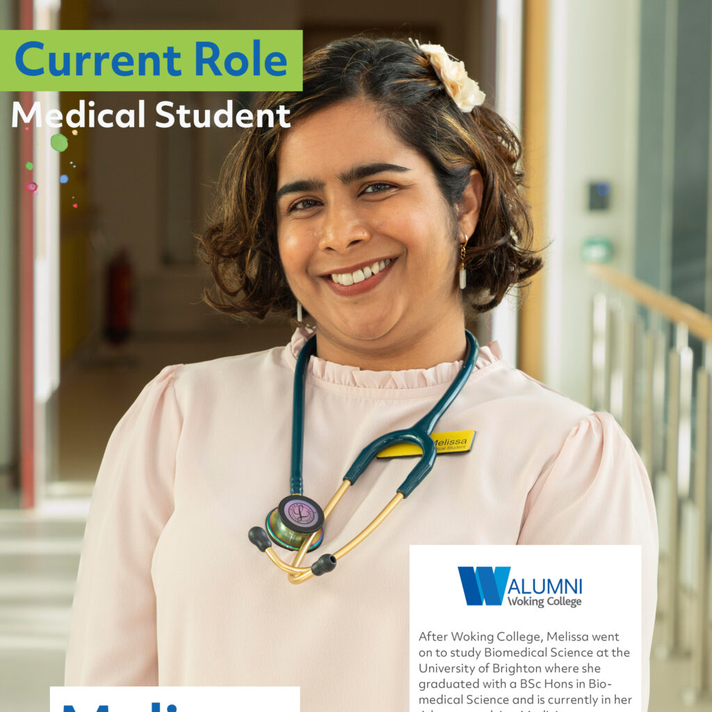 Woking College | Surrey | Our Students Go Places - Melissa Rajalingam