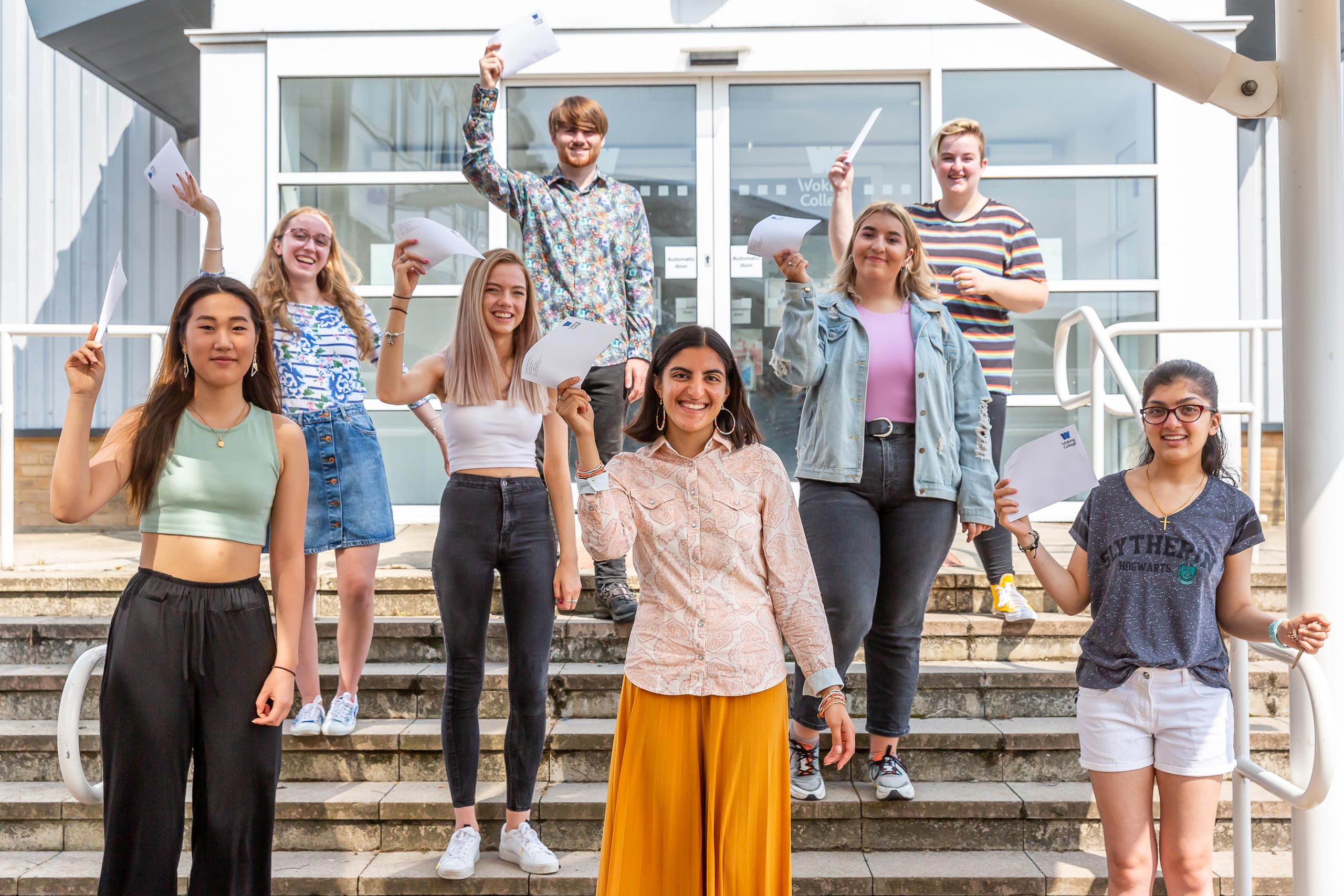 Woking College Surrey Woking College Results Day 2020