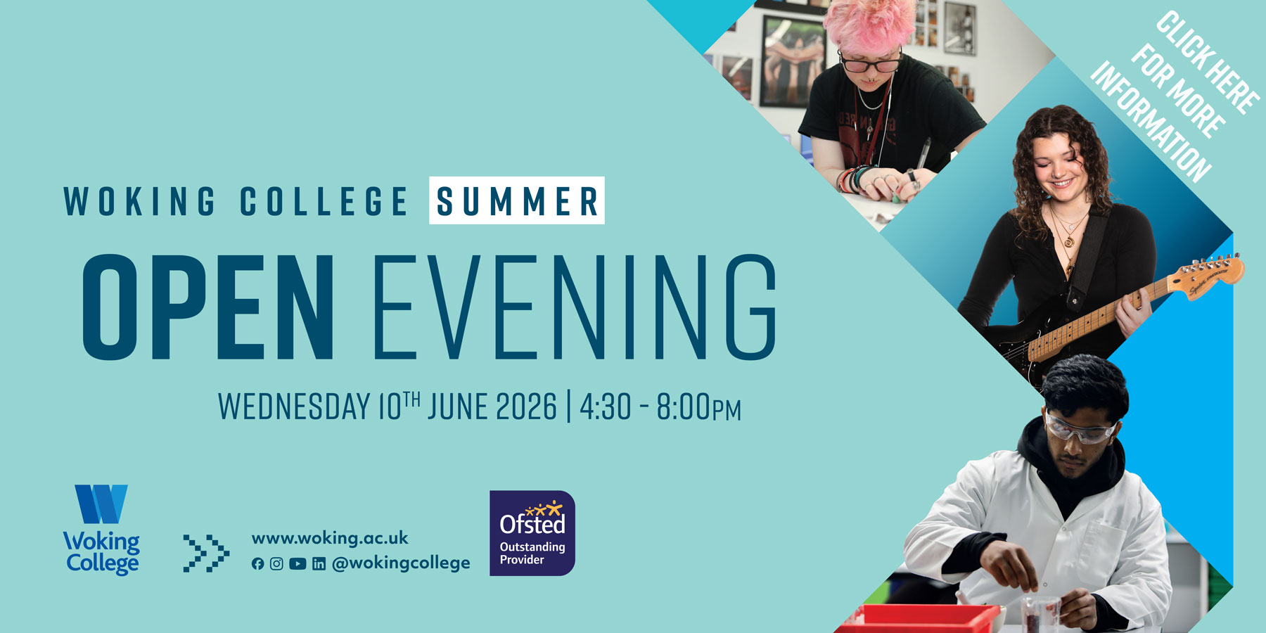 Summer Open Evening Banner 1