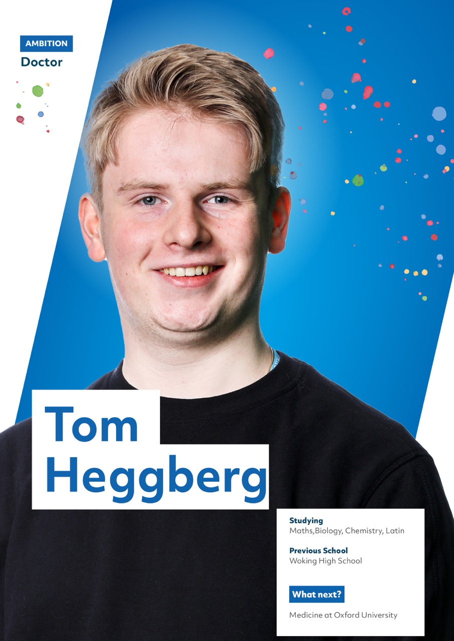 Tom Heggberg LargeWoking College 19 July 2023 Alumni