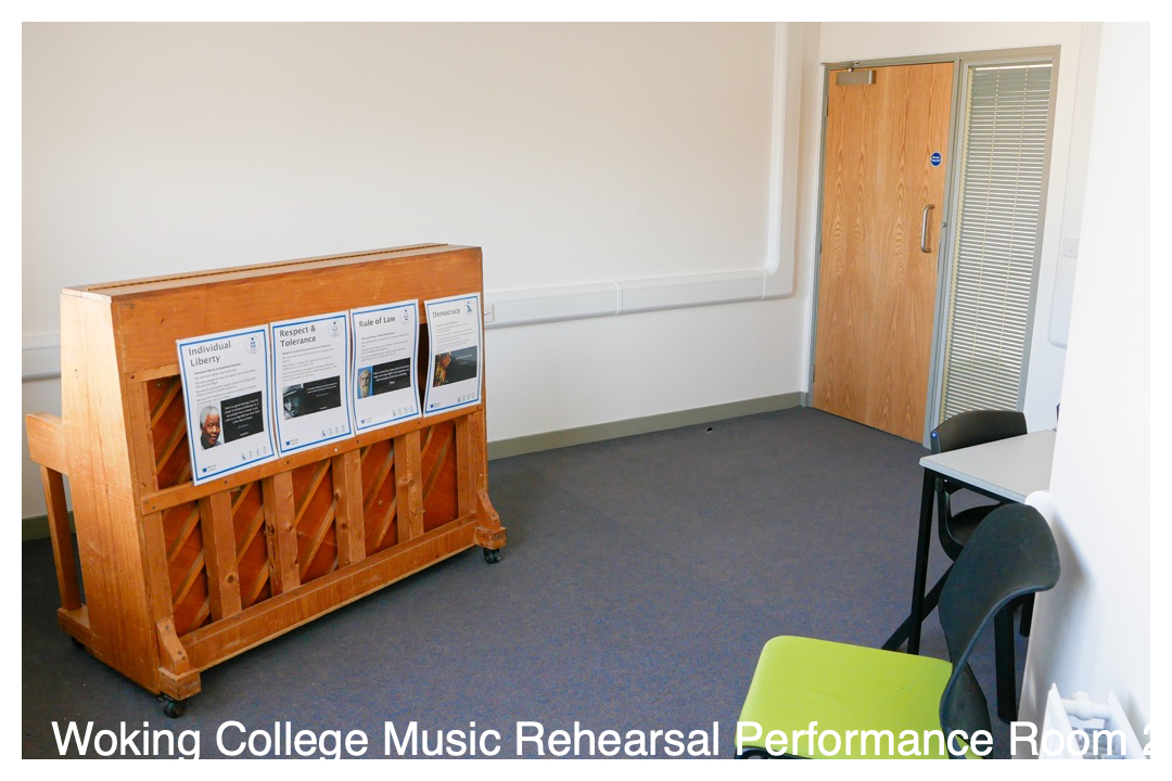 Woking College Music Rehearsal Performance Room 2