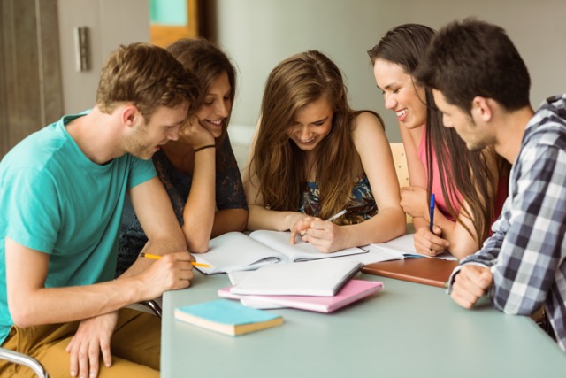 studying together in a bright school environment 2026 04 13 23 29 02 utc Medium
